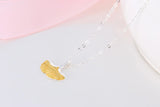 925 Silver Ginkgo biloba Necklace Women