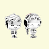 925 Sterling Silver Girl Boy Teenager Charm Beads for Bracelet Making