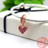 925 Silver Girl Shopping Bag Crown 15th Bday Dangle Charm Fit Bracelets