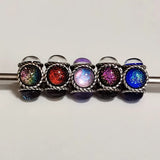 925 Silver Glass Spacer Charm Bead European Jewelry
