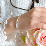 925 Sterling Silver Open Bracelets Bangles For Women Jewelry