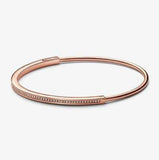 925 Silver Heart Shape Bracelet Mother's Women's Jewelry