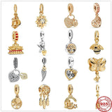 925 Silver Family Tree Dangle Charm for Bracelet