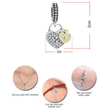 925 Silver Family Tree Dangle Charm for Bracelet
