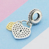 925 Silver Family Tree Dangle Charm for Bracelet