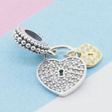 925 Silver Family Tree Dangle Charm for Bracelet