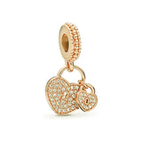 925 Silver Family Tree Dangle Charm for Bracelet