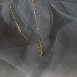 925 Silver Zircon Pendant Necklace Classic Jewelry for Women