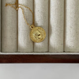 925 Silver Dollar Coin Pendant Necklace 1988 American Queen Head