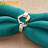 925 Sterling Silver Love Heart Ring For Women Engagement Wedding Charm Party Jew