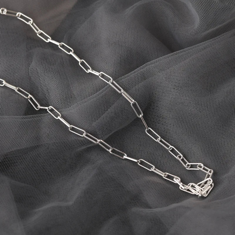 925 Silver Necklace For Women Sterling Chain Necklace