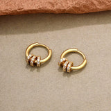 925 Silver Plated Earrings Round Removable Ear Buckle Jewelry