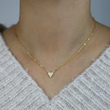 925 Silver Plated Micro Pave CZ Heart Promise Valentines Gift Jewelry