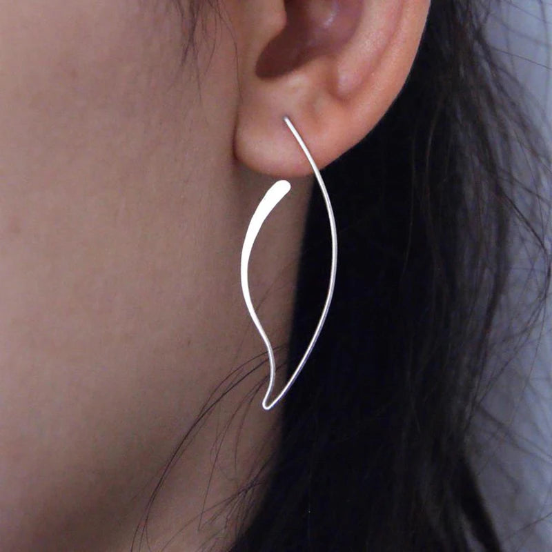 925 Silver/Gold Circle Earrings Boho Pendientes