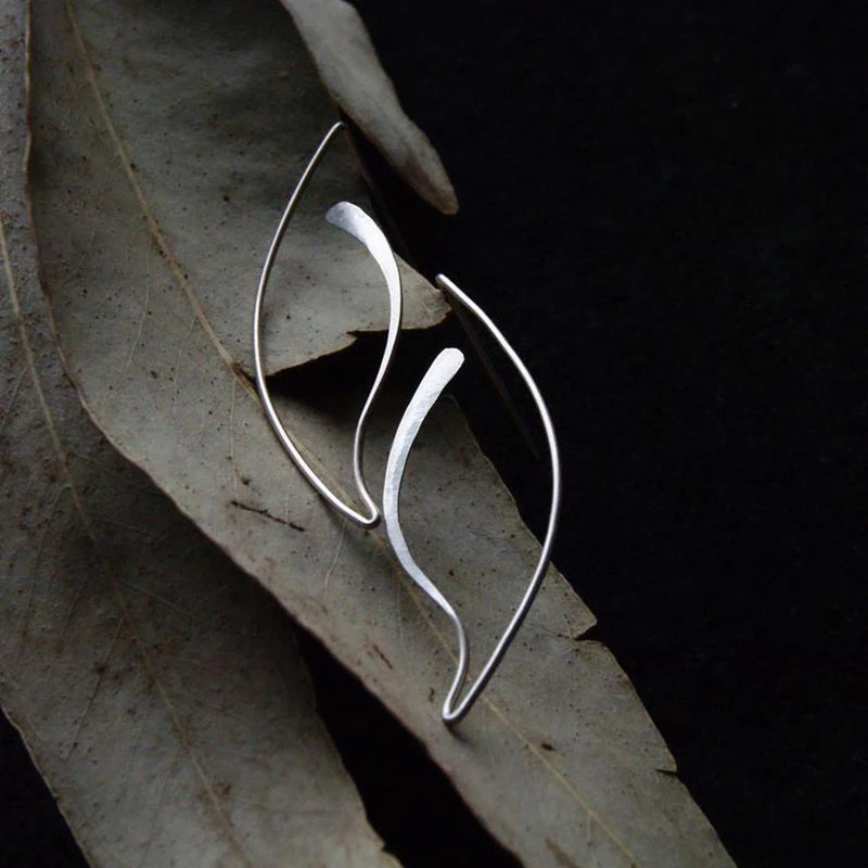 925 Silver/Gold Circle Earrings Boho Pendientes