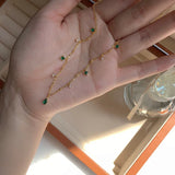 925 Silver Zircon Tassels Necklaces For Women Jewelry Gift