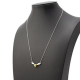 925 Silver Golden Snitch Pendant Necklace Wing Charm Quidditch Snitch Necklace