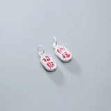 925 Silver Good Luck & Be Rich Blessing Charms Unisex Pendants