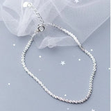 925 Silver Gypsophila Chain Bracelet For Women