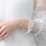925 Silver Gypsophila Chain Bracelet For Women