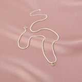 925 Silver Gypsophila Choker Necklace Olive Green Zircon