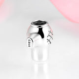 925 Silver Scissors & Comb Pendant Bead for Bracelet