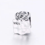 925 Silver Halloween Skeleton Charm Bead for Bracelet Necklace