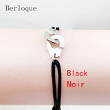 925 Silver Handcuff Rope Bracelet Pendant Menottes Women Accessories
