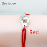 925 Silver Handcuff Rope Bracelet Pendant Menottes Women Accessories