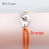 925 Silver Handcuff Rope Bracelet Pendant Menottes Women Accessories