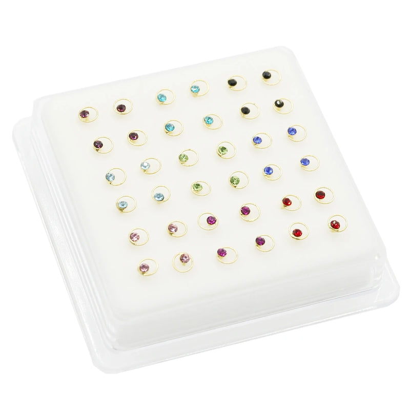925 Silver Nose Stud Body Jewelry Piercing