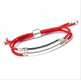 925 Silver Rope Name Bracelet Double Layer Personalized Jewelry