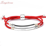 925 Silver Rope Name Bracelet Double Layer Personalized Jewelry