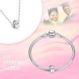 925 Silver Heart Animal Beads for Charm Bracelet