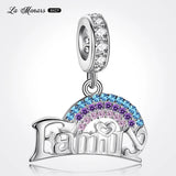 925 Silver Heart Animal Beads for Charm Bracelet