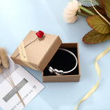 925 Silver Heart Bracelet Personalized Name & Birthstone