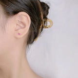 925 Silver Heart CZ 4mm Stud Earring 5 Colors Zircon Jewelry