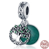 925 Silver Heart Charm Bear Beads for 3mm Bracelets DIY Pendant