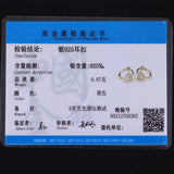 925 Silver Heart Earring Hoop Sleeper Huggie Earrings