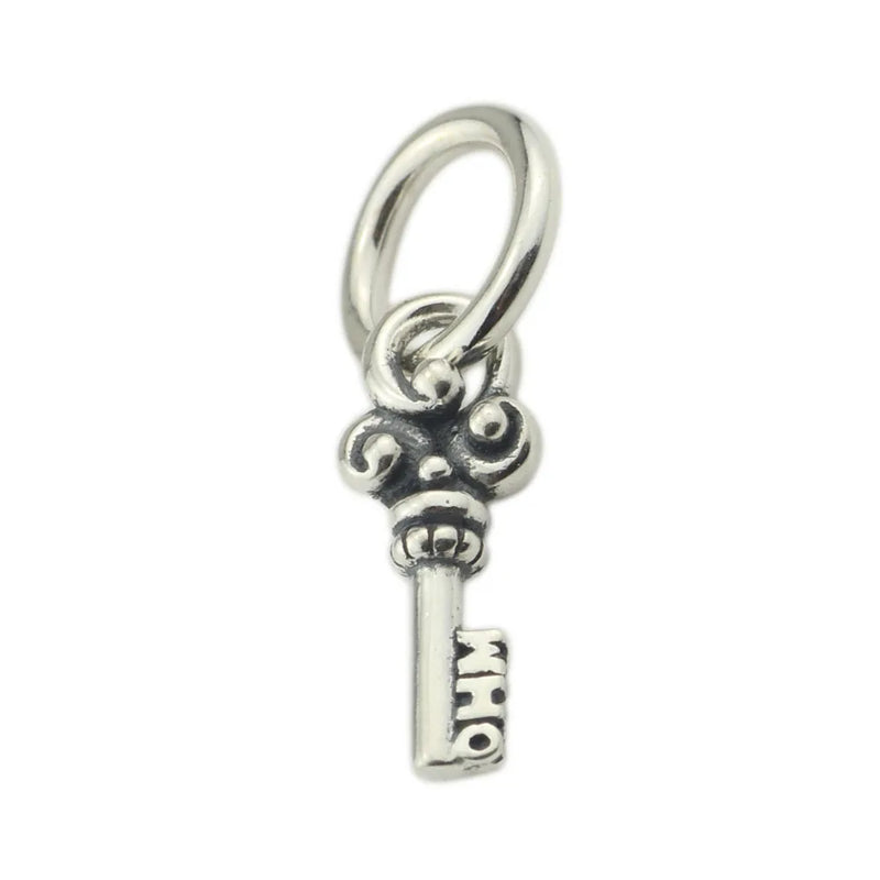 925 Silver Heart Lock Charm Bead fits European Troll 3.0mm Bracelet