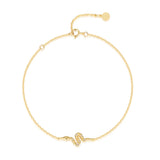 925 Silver Heart Pendant Bracelet for Women