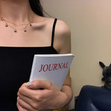 925 Silver Heart Pendant Choker Necklace for Women Girls Wedding Jewelry