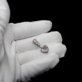 925 Silver Heart Belly Button Rings Navel Piercing