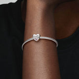 925 Silver Heart Charms for Bracelet Making