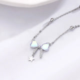 925 Silver Moonstone Heart Bracelet Vintage Style Jewelry