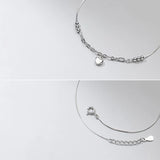 Heart-Shaped Women's Anklet Jewelry Love Foot Bracelets 21.5 CM