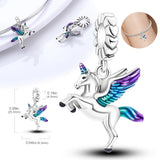 925 Sterling Silver Heart Pendant Charm Beads for Women Jewelry