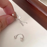 925 Silver Heart Tassel Drop Earrings Women Trending Love Shape Summer Jewelry