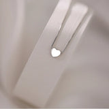 925 Silver Heart Necklace Star Pendant Clavicle Chain