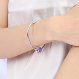 925 Silver Heart Charms Beads for European Bracelet